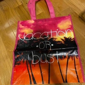 Vacation or bust tote bag